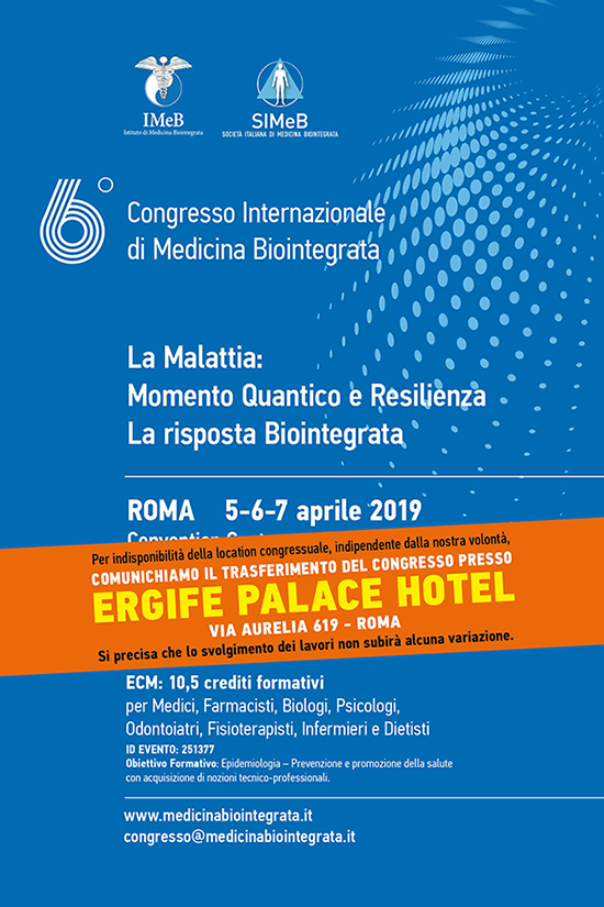  6° Congresso di Medicina Biointegrata